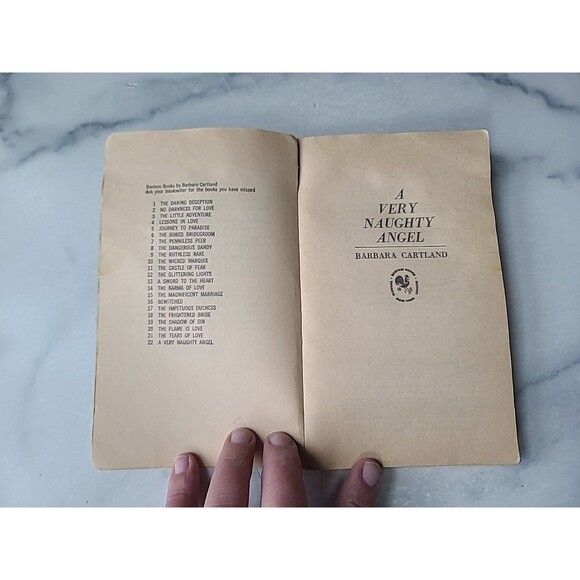 A Very Naughty Angel By Barbara Cartland Paperback - Picture 3 of 10